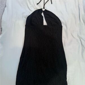 Garage Black Halter Dress